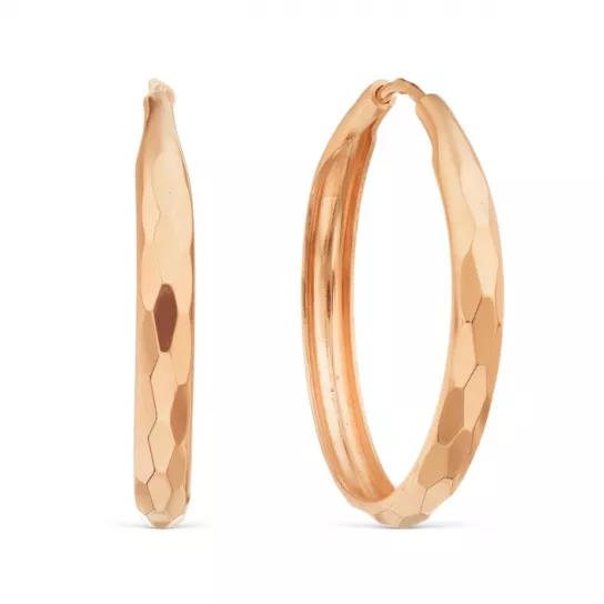 Серьги-конго из золота