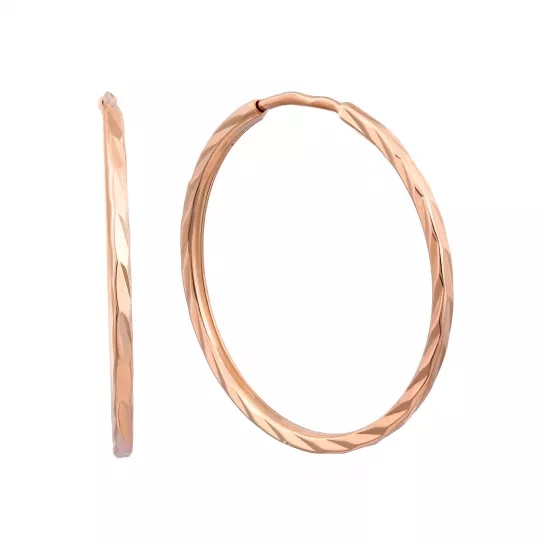 Серьги-конго из золота