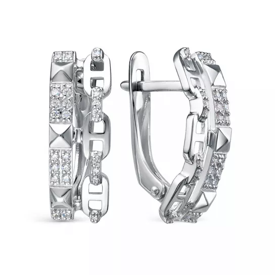 Серьги из серебра