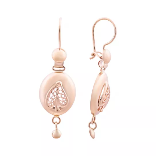 Серьги-самовары из золота