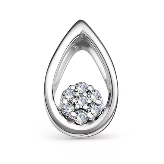 Подвеска с бриллиантами из золота