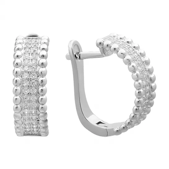 Серьги из серебра