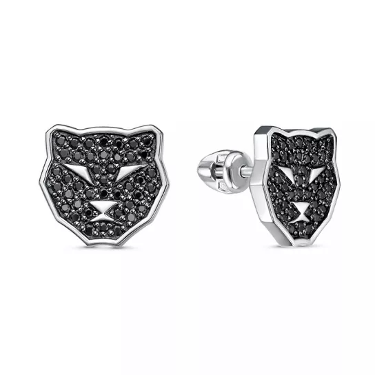 Пусеты из серебра