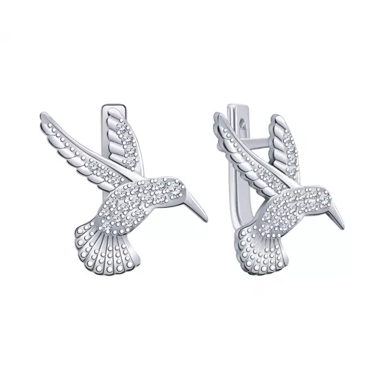 Серьги из серебра