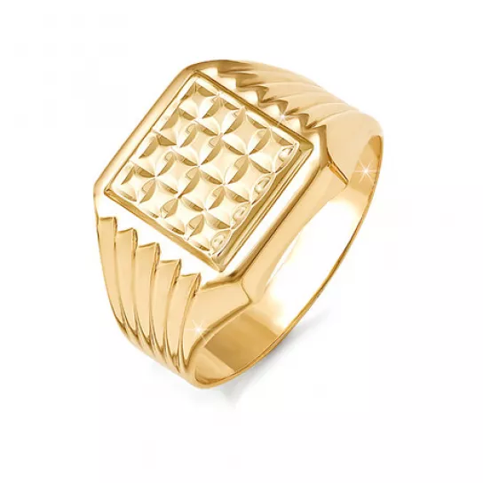 Кольцо-печатка из золота