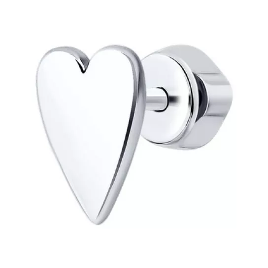 Серьга из серебра