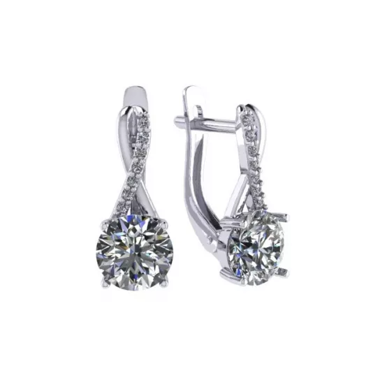 Серьги из серебра