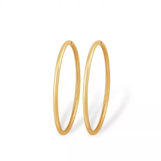 Серьги-конго из золота