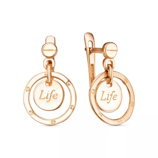 Серьги из золота