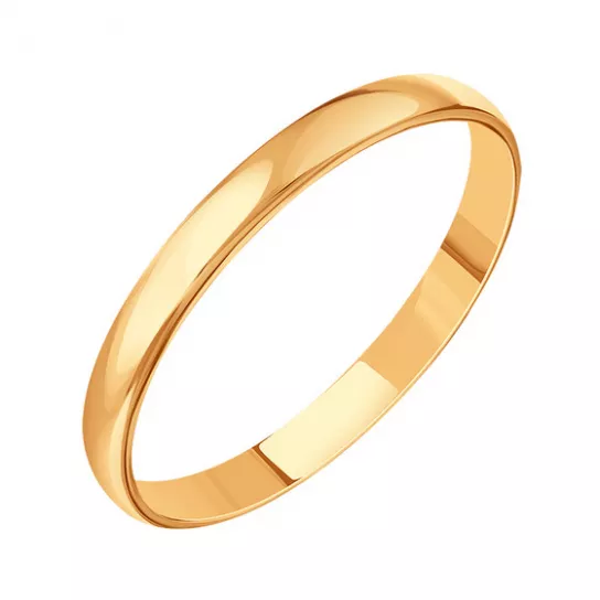 Кольцо обручальное из золота
