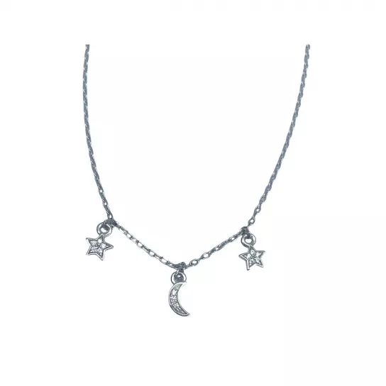 Колье из серебра