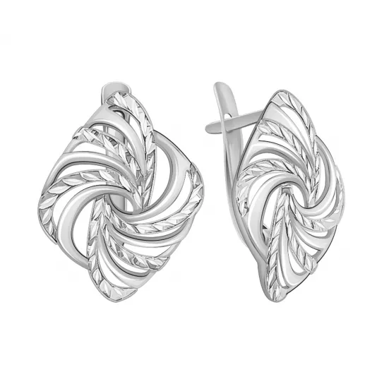 Серьги из серебра