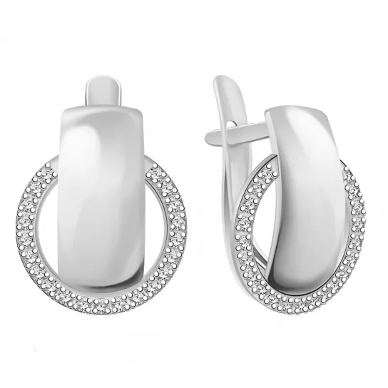 Серьги из серебра