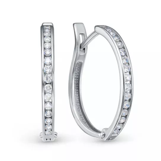 Серьги с бриллиантами из золота