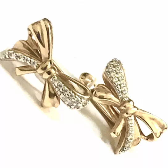 Серьги с фианитом из золота